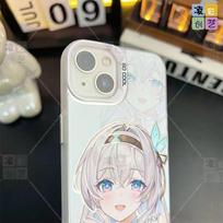 Cute silver-white iPhone 15 Pro Max phone case, suitable for girls, with frosted finish, perfect for iPhone 14/13. iPhone 18 Pro Max white
