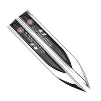 Naujas 2 vnt. 3D metalinis Rline R linijos logotipas, automobilio sparno šoninis sparnas emblema, lipdukas, skirtas VW Golf 7 MK7 Golf 6 MK6 Tiguan Polo CC Jetta