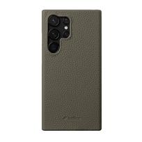 Samsung S25 Ultra Mobile Phone Case S23 Genuine Leather S24 Ultra Half Pack S22 Protective Case S21 Galaxy S25 black