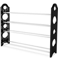 4 Layer Shoe  Rack Household Portable Ultra Large Capacity Shoe Mount pilka spalva