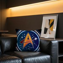 S-Star TV Drama T-Trek cushion cover Comfortable and soft bedding skin friendly leisure sofa car office pillowcase 30cmx30cm orange