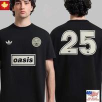 Oasis Live-25 Turo Pakartotinis Dvišalis Unisex Gerbėjo Prekės S-4XL Unisex Marškinėliai S white