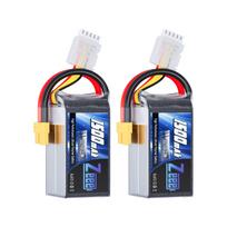 Zeee 14.8V 120C 1500mAh 4S LiPo baterija su XT60 jungtimi RC žaislams, FPV, RC šalmams, RC automobiliams, dronams ir kt.. (2-Paketas)
