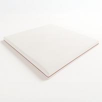 The White Stone Memory Foam Topper, 9 Differentiated Zones | Height 5 cm | Pure Hypoallergenic and Removable Fabric 80 x 190 cm balta