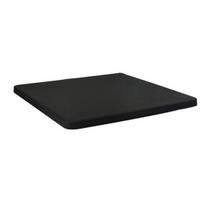 Kvadratinis prigludęs stalo užtiesalas 33,8 x 33,8 colio tampri staltiesė elastingas kokteilinis stalo užtiesalas black