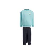 adidas Kids' Long Sleeve Set Light Mint/Legend Ink Unisex KC2822 140 white