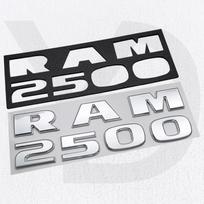 ABS Automobilio Sparno Emblemos Lipdukai Dodge RAM1500 RAM2500 RAM3500 RAM 1500 2500 3500 Logotipui Galinės Bagažinės Ženkliuko Lipdukai Aksesuarai black