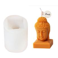 Religious Candle Mold Food Grade Silicone Non stick Easy to Demold for DIY Candle Soap Plasters Ornament Home Decoration white
