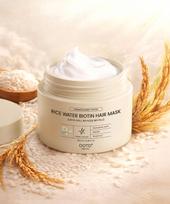 Ryžių vandens ir biotino plaukų kaukė 250 ml beige