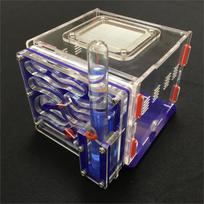 9color DIY moisture with feeding area ant nest,ant farm acrylic,insect ant nests villa new pet advanced mania for house ants M