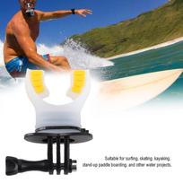 Mouth Bite Mount Surfing Diving Skating for XiaoYi Action Camera Black juoda