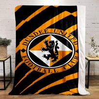 Dundee United FC Logo Blanket print blanket soft and cozy perfect for the living room bed sofa or a nap,gift 80cm x 120cm orange
