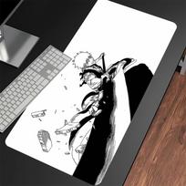 White Mouse Pad Anime Large Mousepad Bleach Manga Panel Laptop Office Rubber Soft Table Mat Pc Keyboard Gaming NonSlip Carpet 30x80x0.2cm