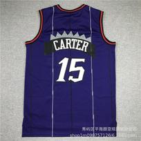Embroidered Toronto Raptors 15 Vince Carter Basketball Jersey Men Women Sportswear Bamboo Charcoal Fiber XXL