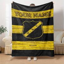 Name Custom NAC Breda Print Flannel Blanket High Quality Warm Comfortable Cover for All Seasons Perfect for Gifts Home Decor 130cm x 150cm