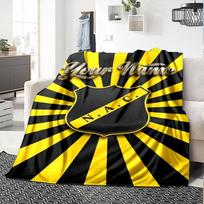 Name Custom NAC Breda Print Flannel Blanket High Quality Warm Comfortable Cover for All Seasons Perfect for Gifts Home Decor 150cm x 200cm