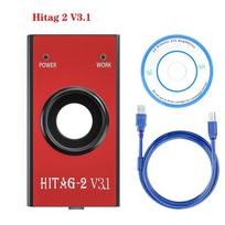 Newest HITAG 2 V3.1 OBD2 Car Diagnostic Tool Key Programmer Hitag2 Transponder Universal Immo/Remote/Read PIN/VIN red