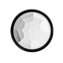 49mm Camera Kaleidoscope Blur Filter Mobilephone Light Vignetting Effect Split Diopter Prism Special Photography Accessories white