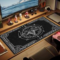 Satan Color Mouse Pad Large Gaming Table Cushion Non-slip Laptop Tablet Big Mousepad XXL Mat Mini PC Playmat With Lock edge 30cmx60cm(11.8x23.6inch)