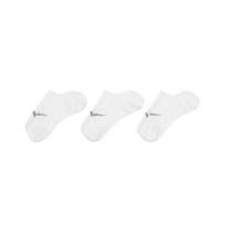 Nike Everyday Plus Lightweight Women's Training Footie Socks 3 Pairs (Unisex) Ankle Socks SX5277 101 S white