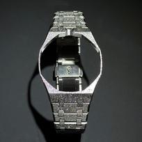 Nerūdijančio plieno laikrodžio korpusas, tinkantis Swatch Royal Pop serijai, smėliu apdorotas paviršius, su nerūdijančio plieno ir silikoniniu dirželiu (pasirinktinai) black