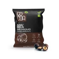 Hazelnuts in Dark Chocolate Raw 88% Sugar-Free Lactose-Free Cocoa 70G