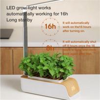 Hidroponinės auginimo sistemos sodinimo rinkinys Reguliuojamas LED Grow Lights Protingas sodo žolelių namas EU Plug green