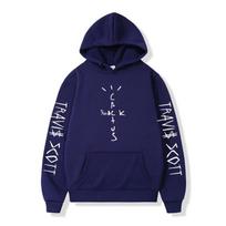 Travis Scott Cactus Jack Unisex Fleece Hoodie S tamsiai mėlyna spalva