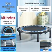 Kids' Indoor Trampoline: Safe & Stable Fitness and Play Equipment for Children & Adults white