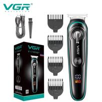 VGR V-075 Electric Hair Clipper LCD Digital Display Hair Salon Oil Head Sharp Blade Rechargeable Men's Hair Clipper Razor Safe and Skin-friendly juoda