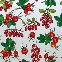 Customized Art Deco Window Film, Frosted Stained Glass Static Cling with Leaf Design, Removable Home Decor Window Foil Decal (as the picture,30X30cm) red