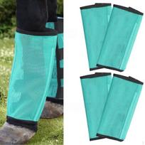 4 vnt. arklių kojų apsaugos Kvėpuojantis fly boots Skatina vėdinimą Tinklelis skirtas žalia