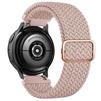Elastic Braided Strap For Samsung Galaxy Watch 7 6 5 4 40mm 44mm/5 Pro 45mm Band For Galaxy Watch 6 4 Classic /Active 2 Bracelet Galaxy4 classic 42mm gray