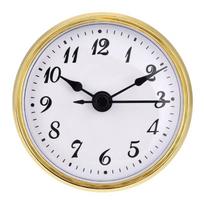 Modernus 70 mm kvarcinis laikrodžio mechanizmas Metaliniai ciferblatai Juodos rodyklės Auksinė apdaila Lengvas montavimas Dekoratyvinis namų aksesuaras