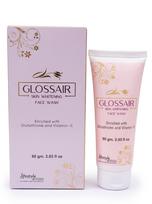 Glossair Skin Whitening Face Wash, Enriched with Glutathione & Vitamin C 60g (PACK OF 2) gray
