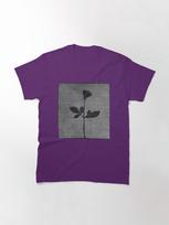 Depeche Mode Minimal Rose – Typography Art Inspired Design Classic T-Shirt 2XL miško žalia spalva