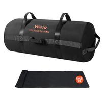 VEVOR Treniruočių smėlio maišas, tvirti treniruočių galios maišai su rankenomis, 56-90 kg reguliuojamas smūgio maišas fitnesui, jėgos, svorio treniruotėms, cross-training 90 x 41 x 41 cm