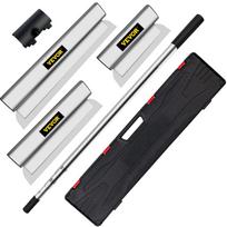 VEVOR Drywall Skimming Blade Putty Knife Combo 25.4/40.6/61 cm Trowel Tool w/ Handle