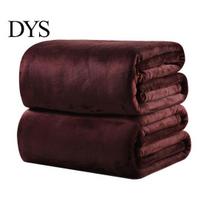 Itin minkštas šiltas dvipusis kelioninis flanelinis antklodė kilimėlis lovai sofa Kušetė Namai 50cm x 70cm kava