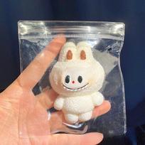 Taba Squshy Labbubu Blind Box Cute Squeeze Fidget Pendant Girl Gift Monster Office Party Games Slow Bounce Stress Relief Toys gray