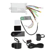 36V Electric Scooter Panel Controller Kit with Circuit Board Panel Cover Thumb Throttle Light Conversion Kit white