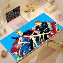 Veil Manga Kotteri Mouse Pad Large NonSlip Lockedge Desktop Computer Desk Mat Keyboard Writing Mousepad Office Gamer Student 800x300x2mm black