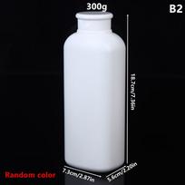 1Pcs 30/50/100/150/200/250/300G Talcum Powder Bottle Refillable Cosmetic Powder Dispenser Plastic Powder Container Empty Bottles as the picture white