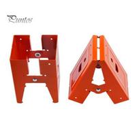 Stable Wood Board Connectors 2Pcs Heavy Duty Sawhorse Brackets, Steel Metal 25-degree Adjustable Clamps for Saw Horse Clamps, Ideal Woodworking 1 Pair brown
