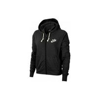 Nike Laisvas Džemperis Su Gobtuvu Ir Užtrauktuku Ilgomis Rankovėmis Moteriškas Džemperis Juodas CJ1695-010 S black