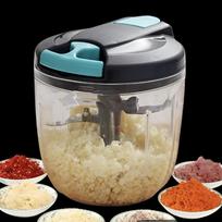 [YoungsVille] Mini Vegetable Chopper Grinder 900ml Multi-Purpose Slicer 900ml gray