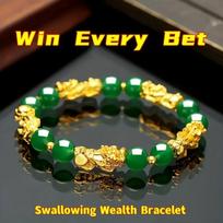 PiXiu Wealth Bracelet - Infused with prosperity and luck, a sparkling faux jewelry gift. gray