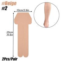 Pre-Cut Kinesiology Tape Waterproof Elastic Breathable Latex-Free Athletic Tape for Support Stability Weightlifting 1Set beige