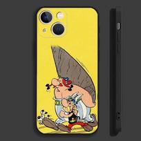 A-Asterix Cartoon O-Obelix Phone Case For iPhone 16,15,14,13,12,11,Pro,Max,Plus,Mini,X,XS,XR,8,7,6,S,SE Soft Black Case iPhone13PROMAX black