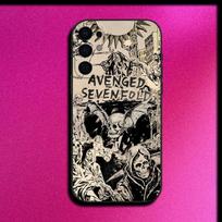 A-Avenged S-Sevenfold A7X Phone Case For Samsung S25,S24,S21,S22,S23,S30,Ultra,S20,Plus,Fe,Lite,Note,10,9,5G Black Cover Samsung S205G gray